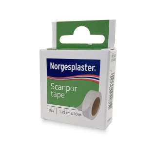 Tape Scanpor Refill 1,25cmx10m hvit