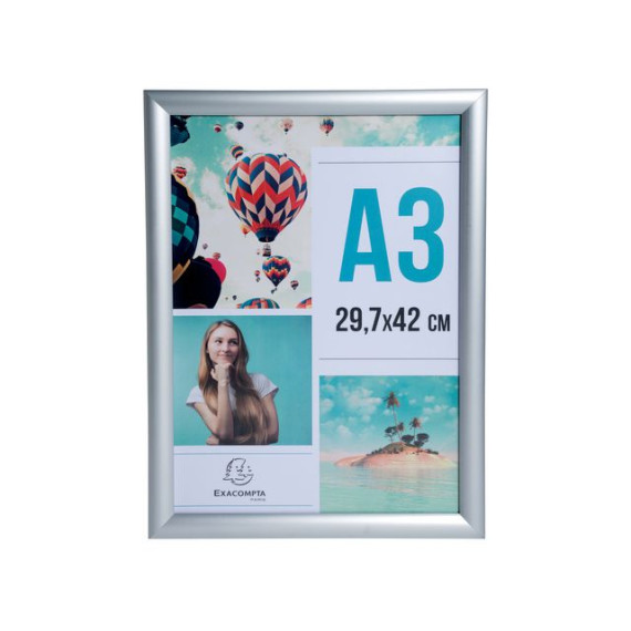 Plakatramme EXACOMPTA A3 aluminium