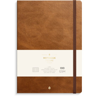 Notatbok BURDE Deluxe B5 cognac