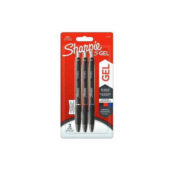 Geleroller SHARPIE 0,7mm ass farger (3)