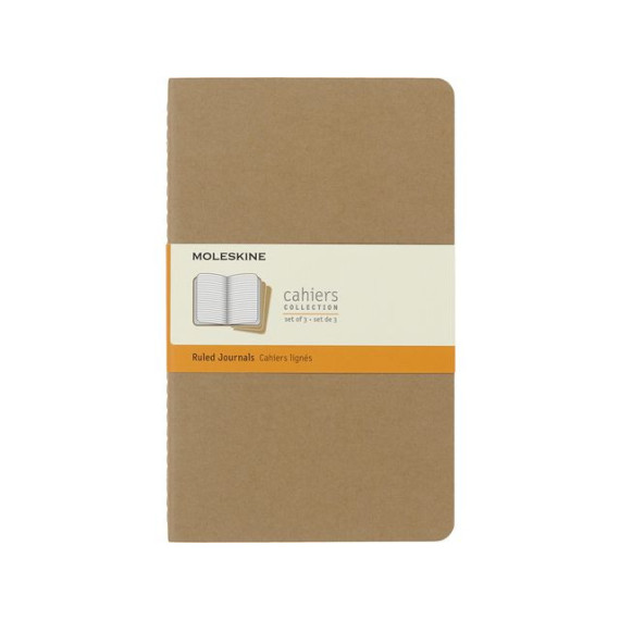 Notatbok MOLESKINE Large linj kraft (3)