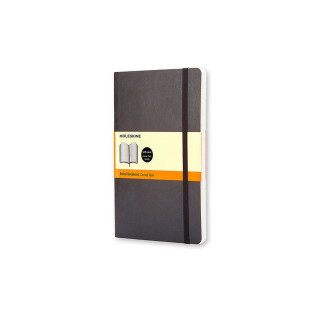 Notatbok MOLESKINE Soft L linj sort