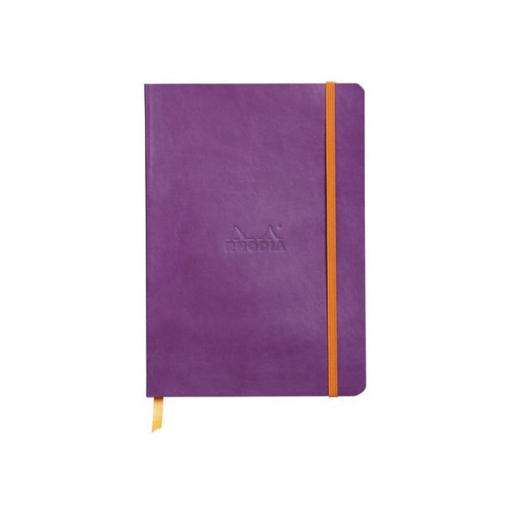 Notatbok RHODIA A5 90g linjert purple