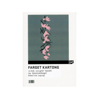 Kartong EMO A4 270g 35 rosa (10)