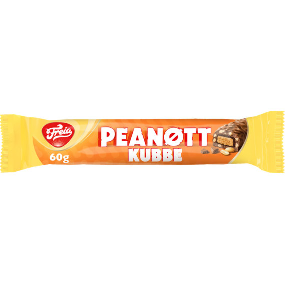 Sjokolade FREIA Peanøttkubbe 60g