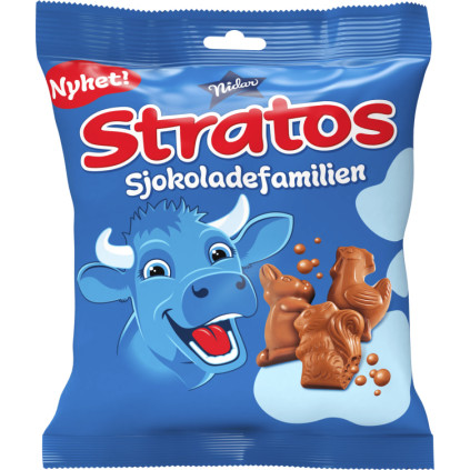 Sjokolade STRATOS Sjokoladefamilien 140g