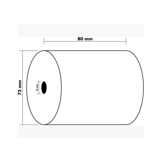 Termorull Fenolfri 80xØ72x12 48g 76m(10)