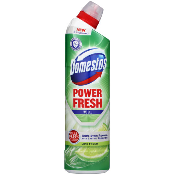 Toalettrens DOMESTOS WC gel lime 0,75L