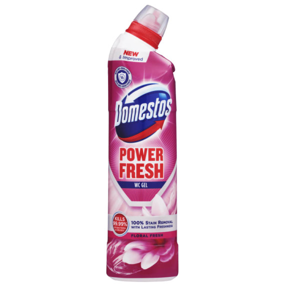 Toalettrens DOMESTOS WC gel floral 0,75L