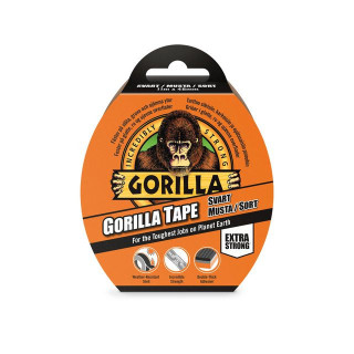 Lerretstape GORILLA sort 11m