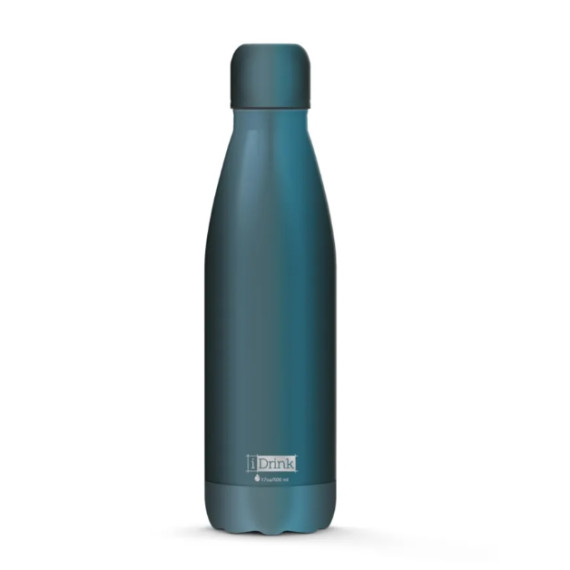 Termoflaske IDRINK 500ml metallic grønn