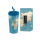 Termokopp IDRINK 350ml blue maps