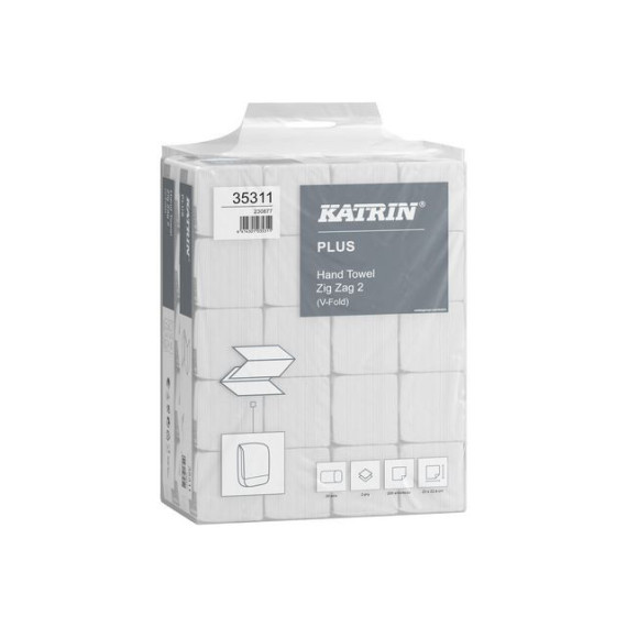 Tørkeark KATRIN Plus Zig Zag L2 (200)