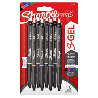 Geleroller SHARPIE S-gel 0,7 ass (8)