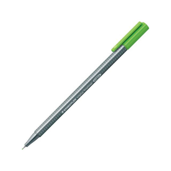 Fiberpenn STAEDTLER 0,3mm lys grønn