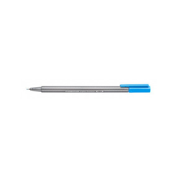 Fiberpenn STAEDTLER 0,3mm lys blå