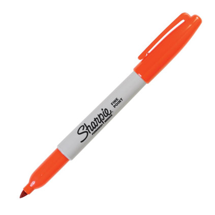 Merkepenn SHARPIE F 0,9mm oransje