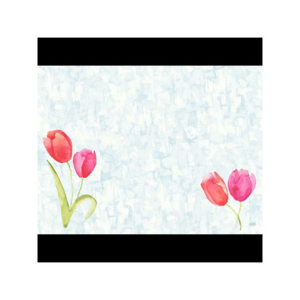 Bordbrikke DUNICEL 30x40cm Tulips (100)