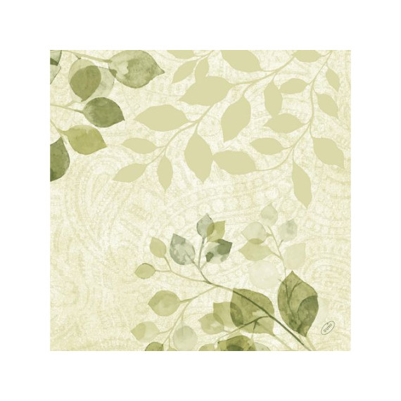 Serviett DUNISOFT 40cm Paisley leaf (60)