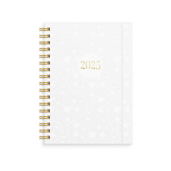 Ukekalender GRIEG Multi A6 2025 hvit