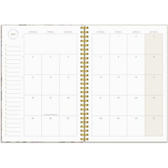 Kalender Life Planner 2025 Essentials A5