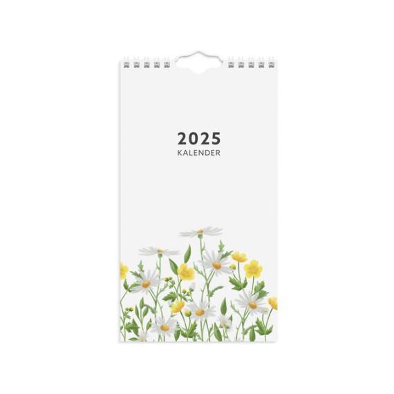 Veggkalender GRIEG 2025 Blomster Mini