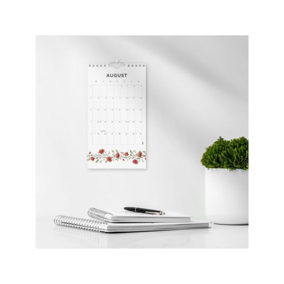 Veggkalender GRIEG 2025 Blomster Mini