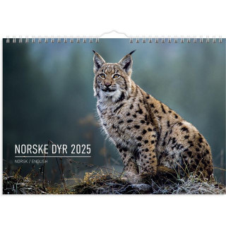 Veggkalender GRIEG 2025 Norske dyr