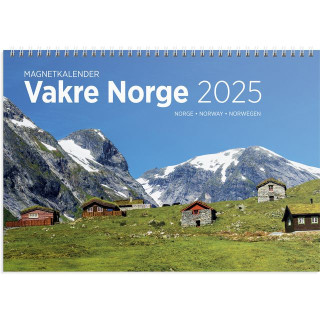 Magnetkalender GRIEG 2025 Vakre Norge