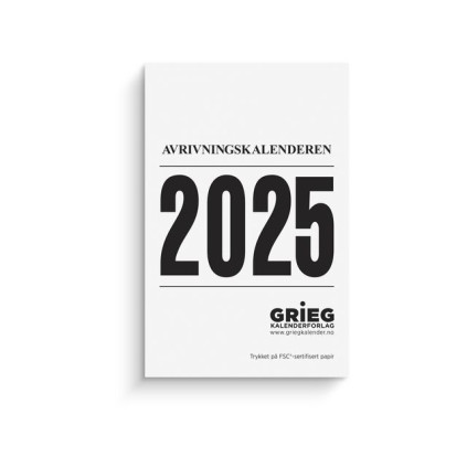 Avrivningskalender GRIEG 2025 medium