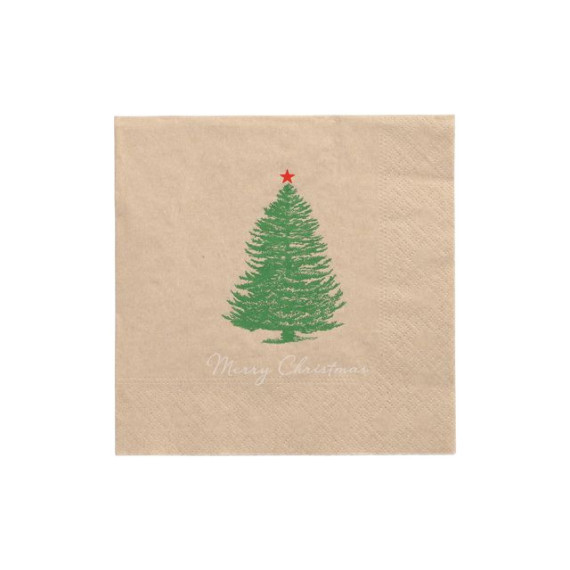 Serviett PAPSTAR Juletre 33x33 cm (20)