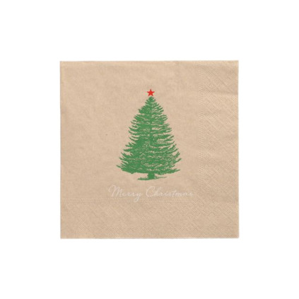 Serviett PAPSTAR Juletre 33x33 cm (20)