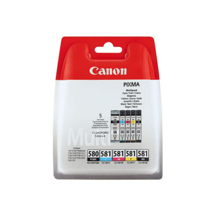 Blekk CANON PGI-580/CLI-581 BK/CMYK (5)