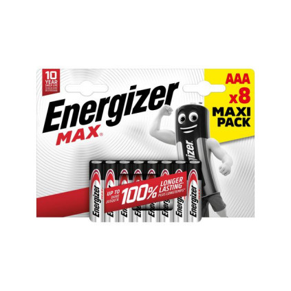 Batteri ENERGIZER Alk Max AAA/LR03 (8)