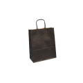 Gavepose CF kraft 22x10x27 cm sort (25)