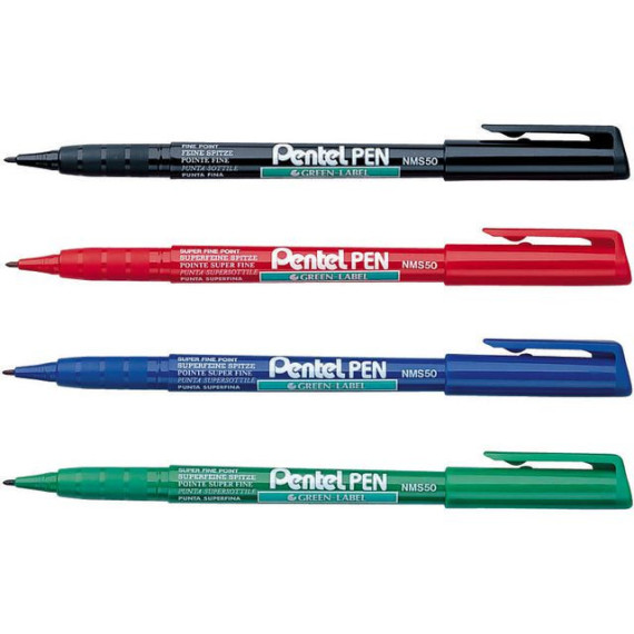 Merkepenn PENTEL NMS50 1,0mm blå