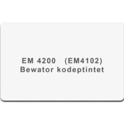 Plastkort - EM Bewator Omnis (BWO) printet 100/pk