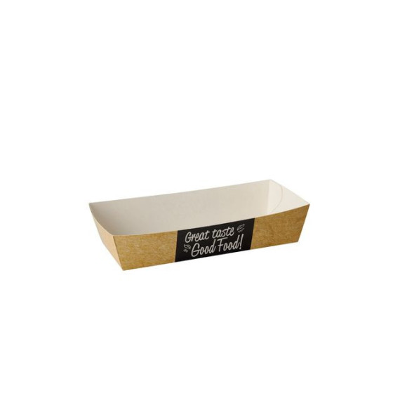 Pommes frites skål PURE papp 15x7cm (50)