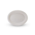 Tallerken bagasse oval 26cm (50)