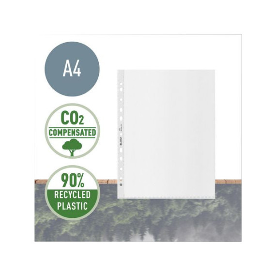 Plastlomme LEITZ Recycle A4 PP (100)