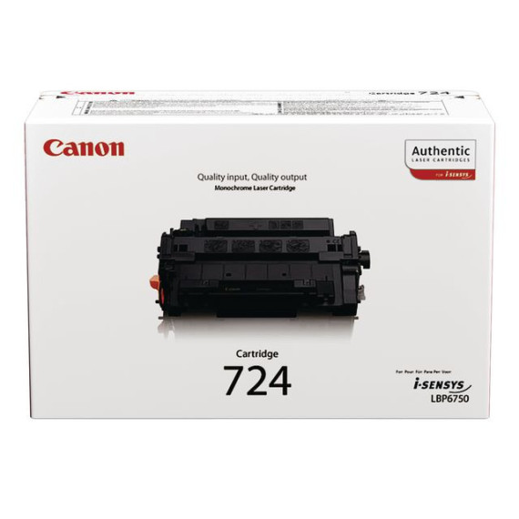 Toner CANON 724 6K sort