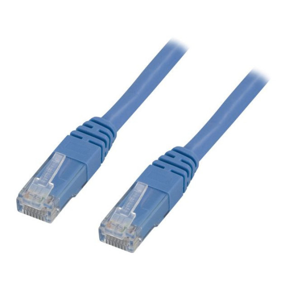 Kabel DELTACO nettverk Cat6 10m blå