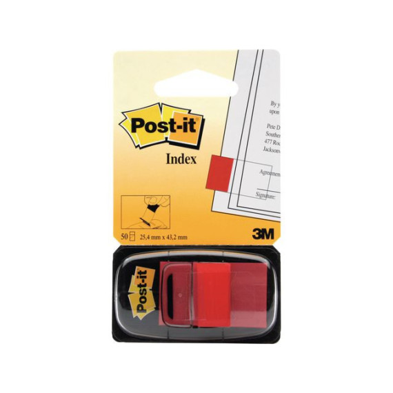 POST-IT® Index 680-1 medium rød