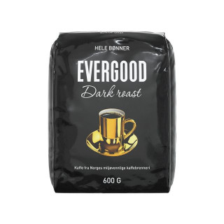 Kaffe EVERGOOD dark hele bønner 600g