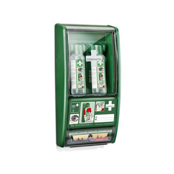 Øyedusjstasjon CEDERROTH plasterautomat