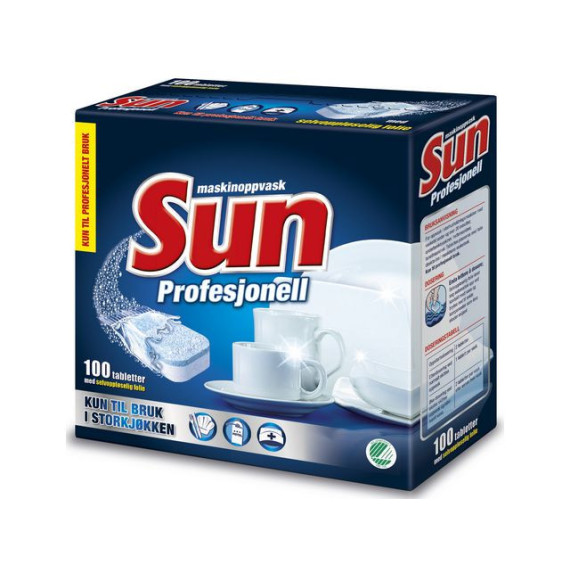 Maskinoppvask SUN Profesjonell (100)