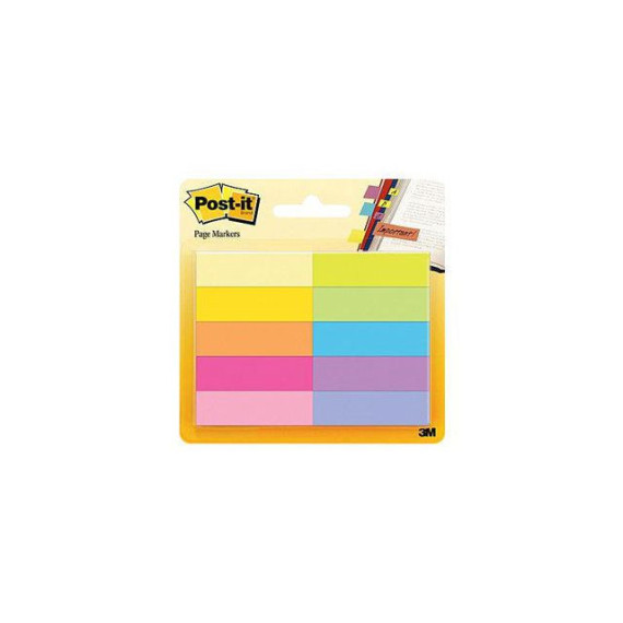 Bokmerke POST-IT 15x50 ass. farger (10)